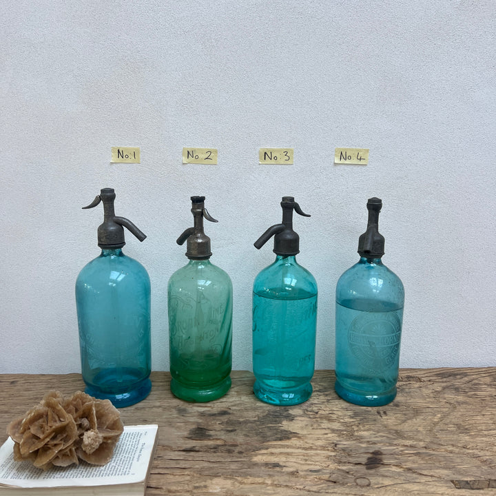 French Art Deco Soda Syphons. g