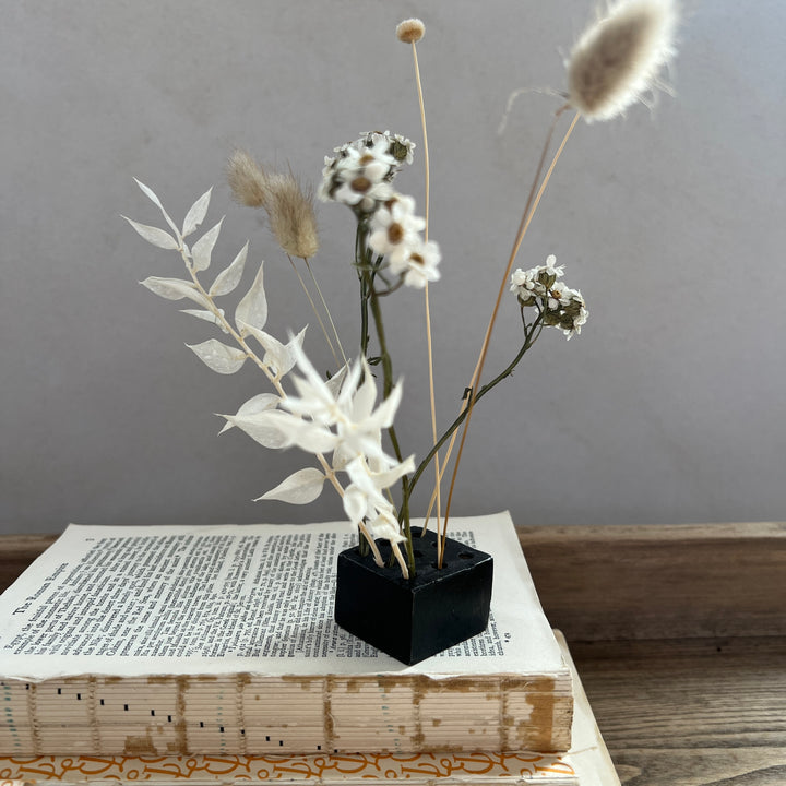 Handforged Metal Flower Pin