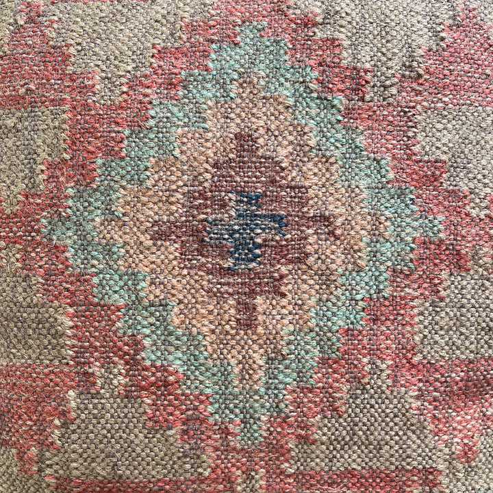 Handwoven Kilim Cushion | Red