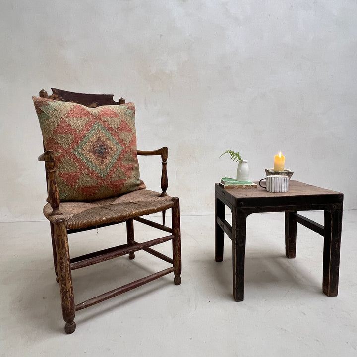 Handwoven Kilim Cushion | Red