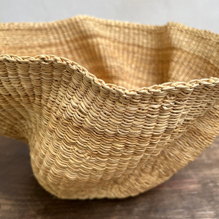 Handwoven waves storage basket | Malika b