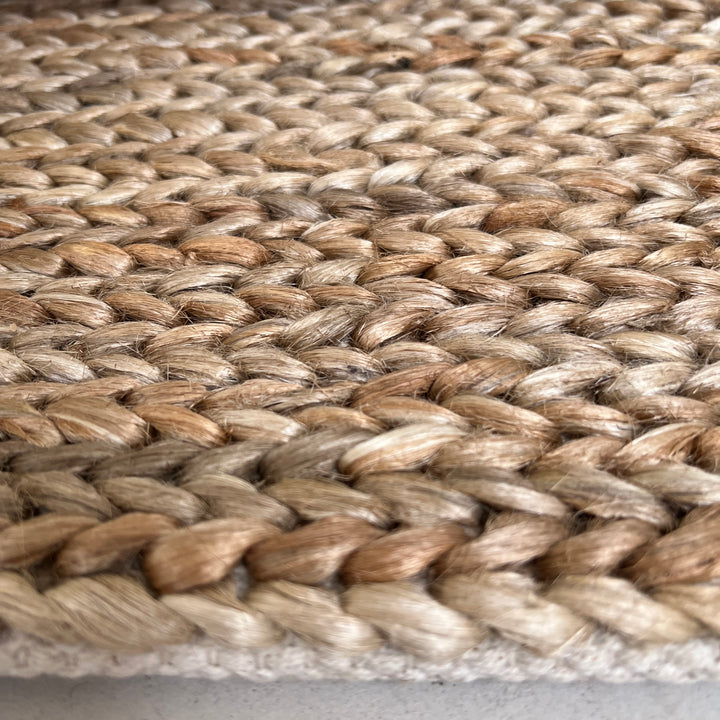 Hemp and Cotton rug 170 x 240cm | Jute