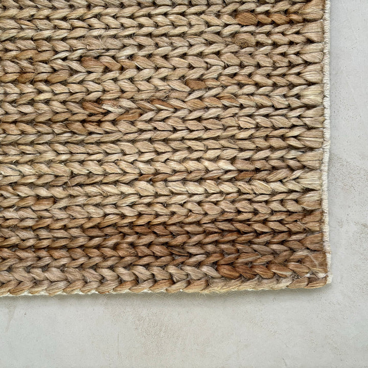 Hemp and Cotton rug 170 x 240cm | Jute