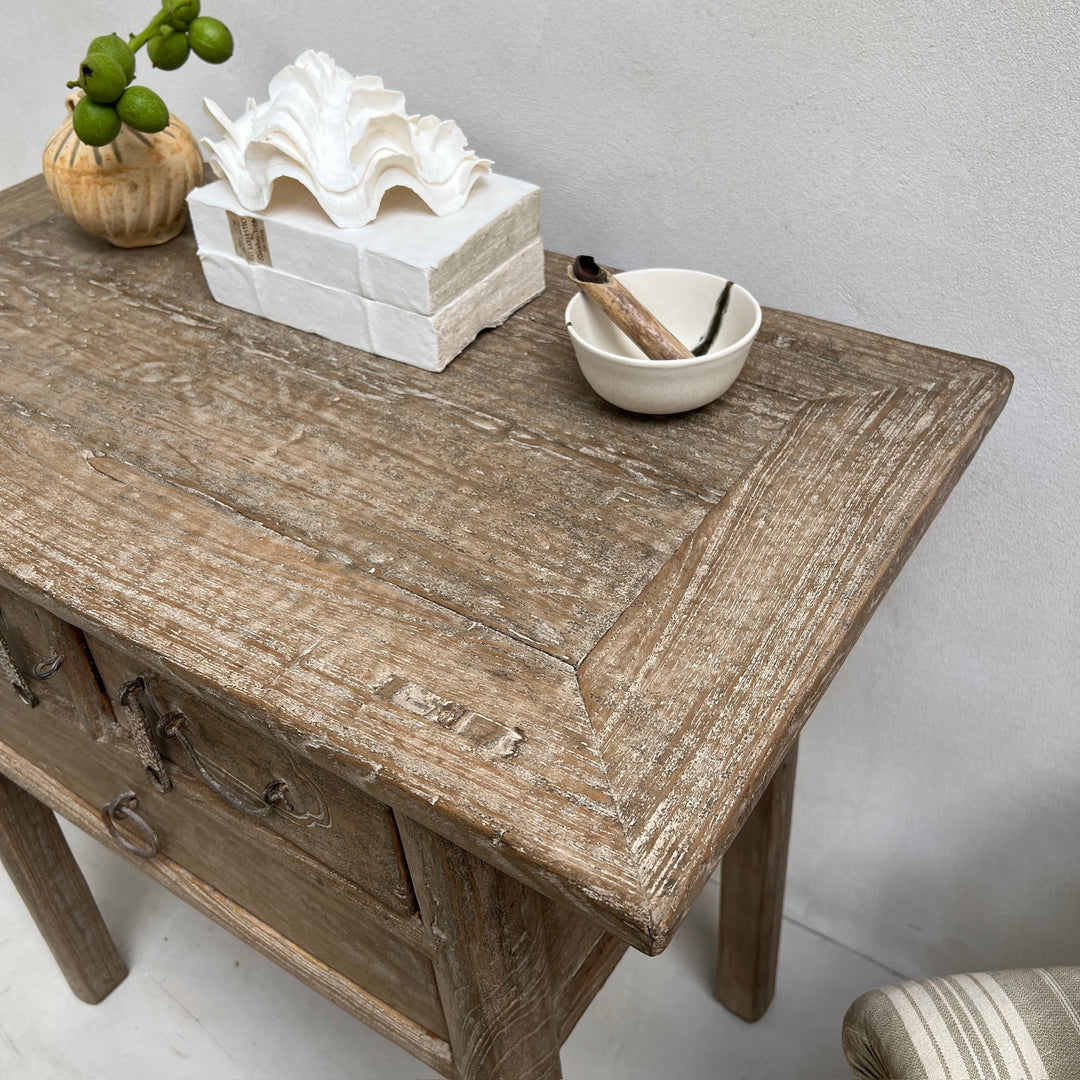 Small Antique Console with Drawers Felicity