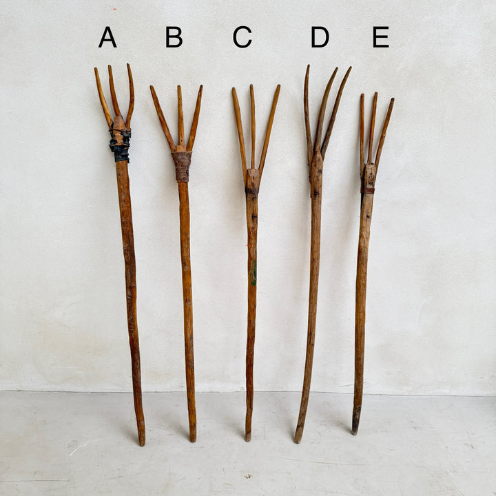 antique hay fork or pitchfork