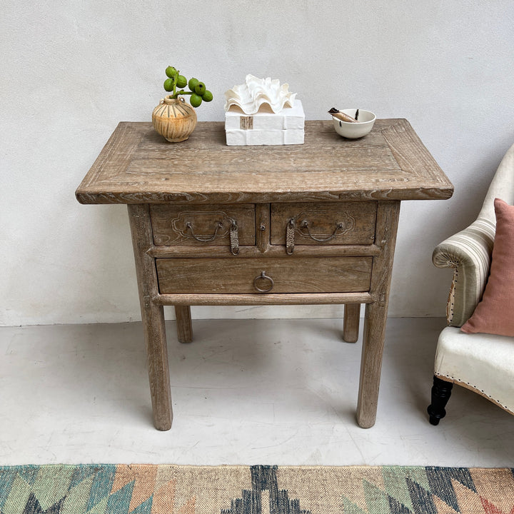 Small Antique Console with Drawers Felicity