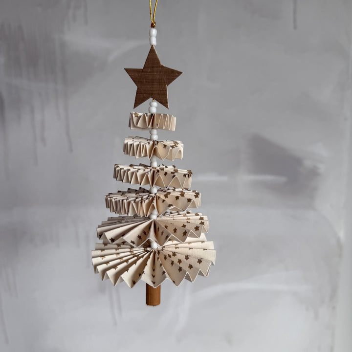 Folded Paper Decoration | Star Tree