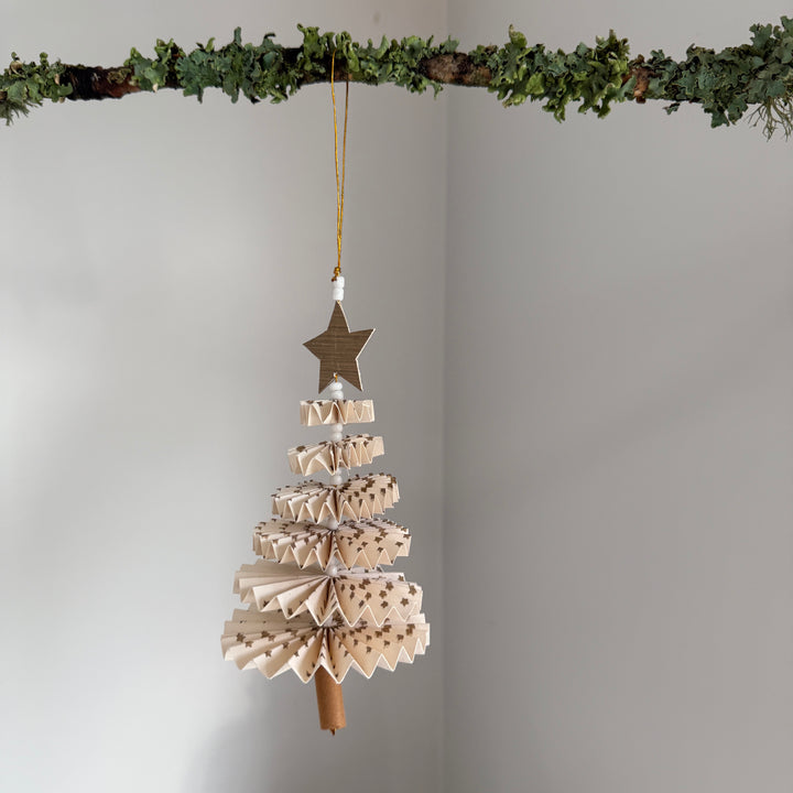 Folded Paper Decoration | Star Tree