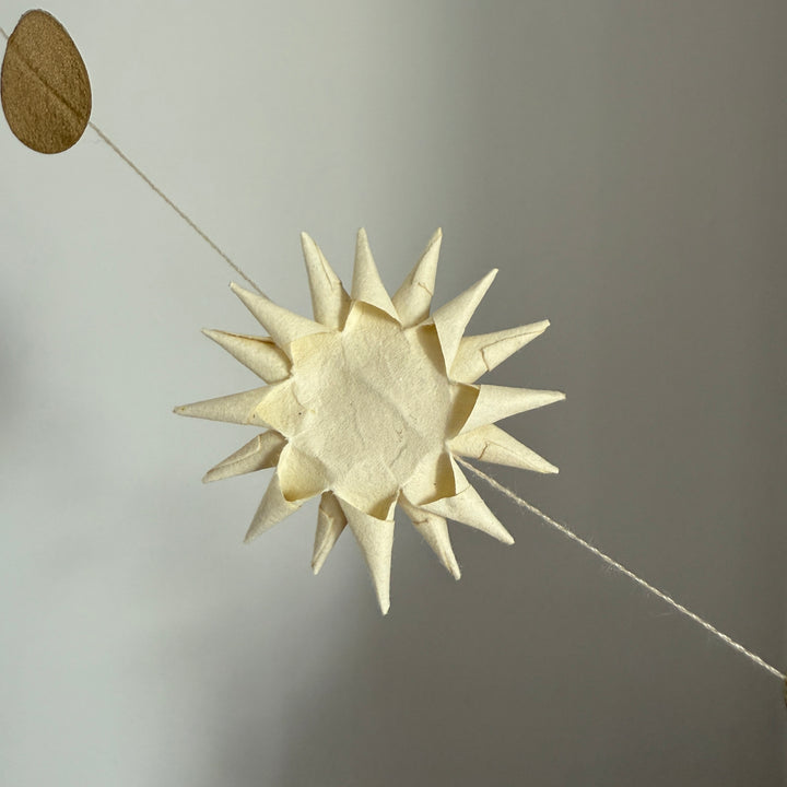 Christmas Dot and Stars Paper Garland