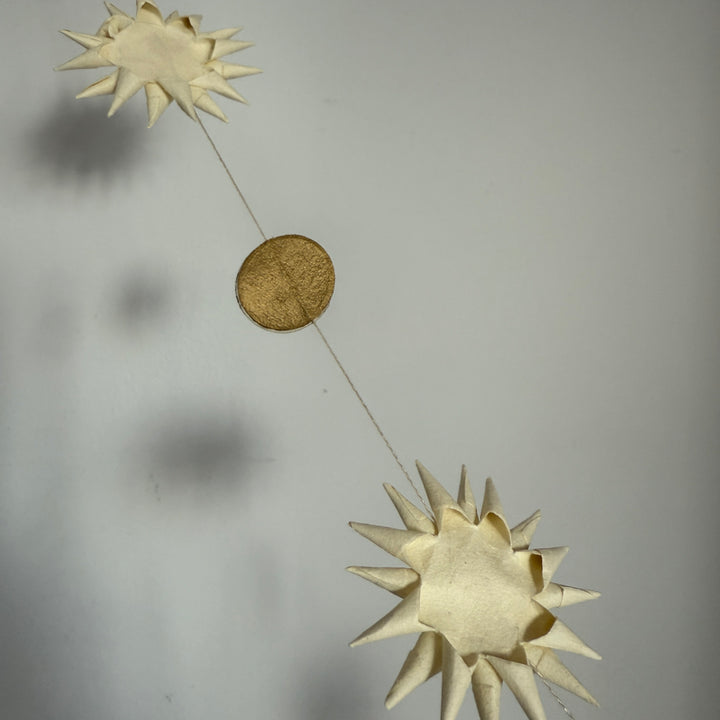 Christmas Dot and Stars Paper Garland