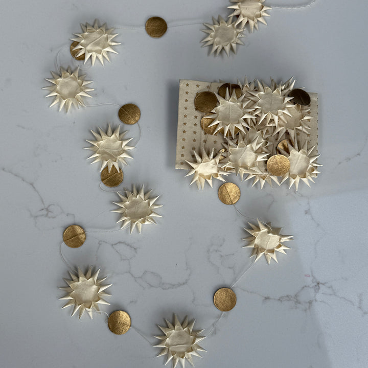 Christmas Dot and Stars Paper Garland