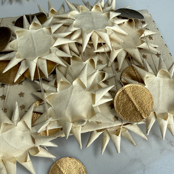 Christmas Dot and Stars Paper Garland