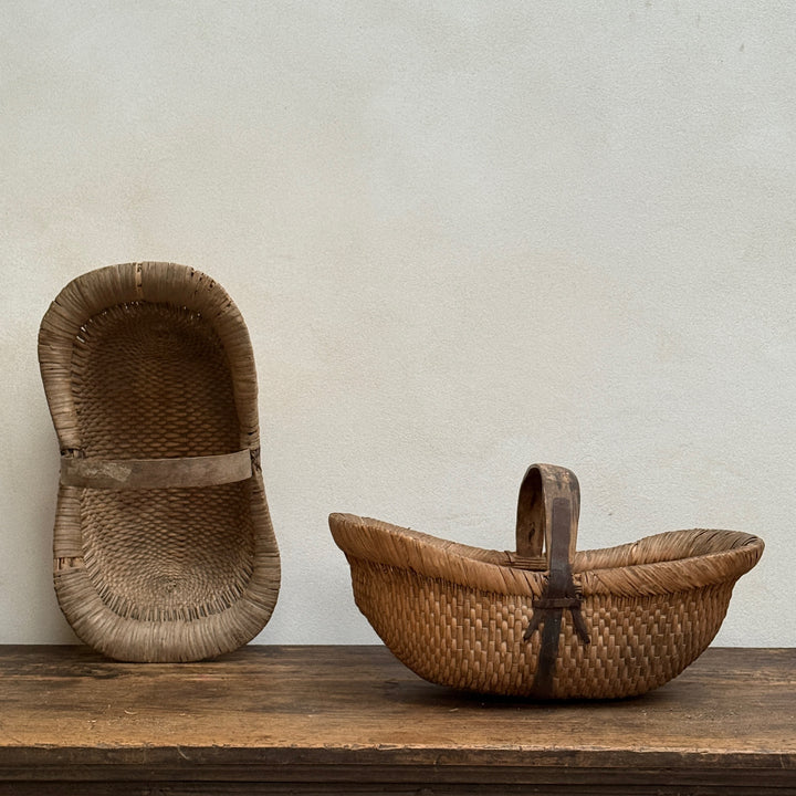 Antique Woven Flower Trug