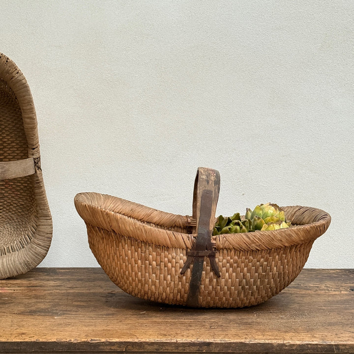Antique Woven Flower Trug