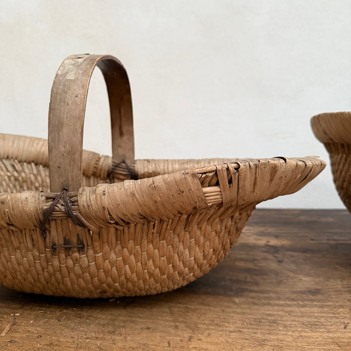 Antique Woven Flower Trug