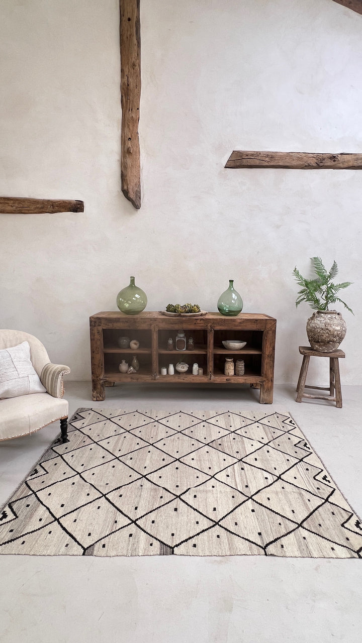 Vintage Rustic Open Cabinet | Mouna