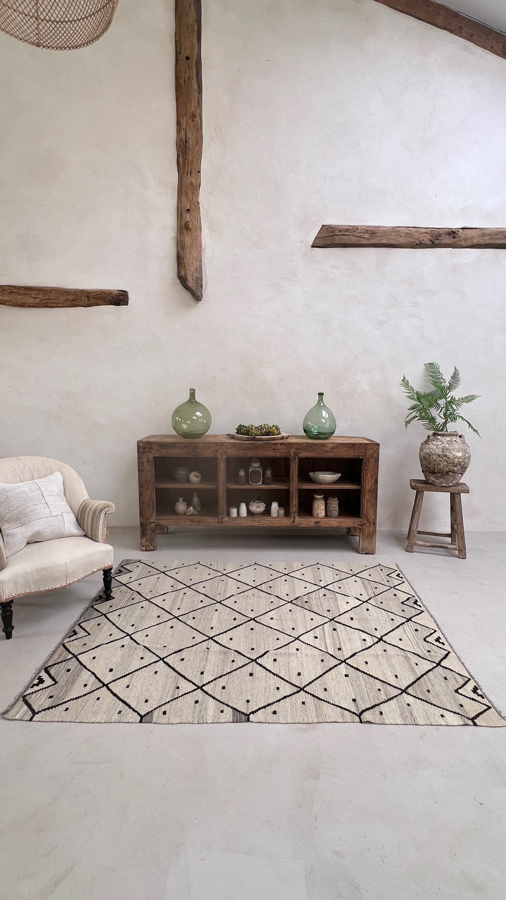 Vintage Rustic Open Cabinet | Mouna