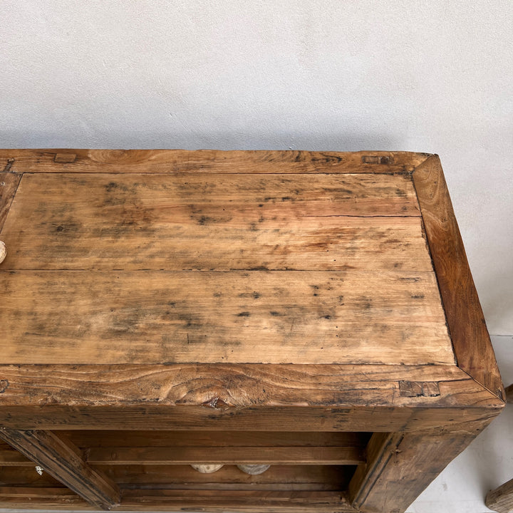 Vintage Rustic Open Cabinet | Mouna