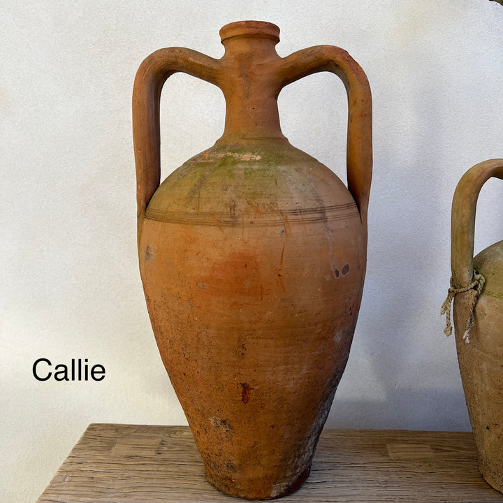 Rustic Antique Terracotta Amphoras
