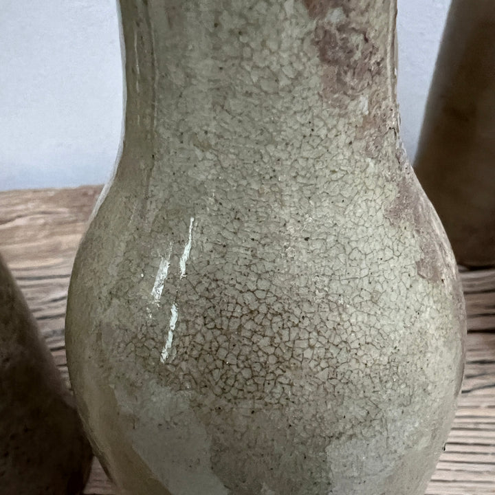 Large French Stone Wine Bottle