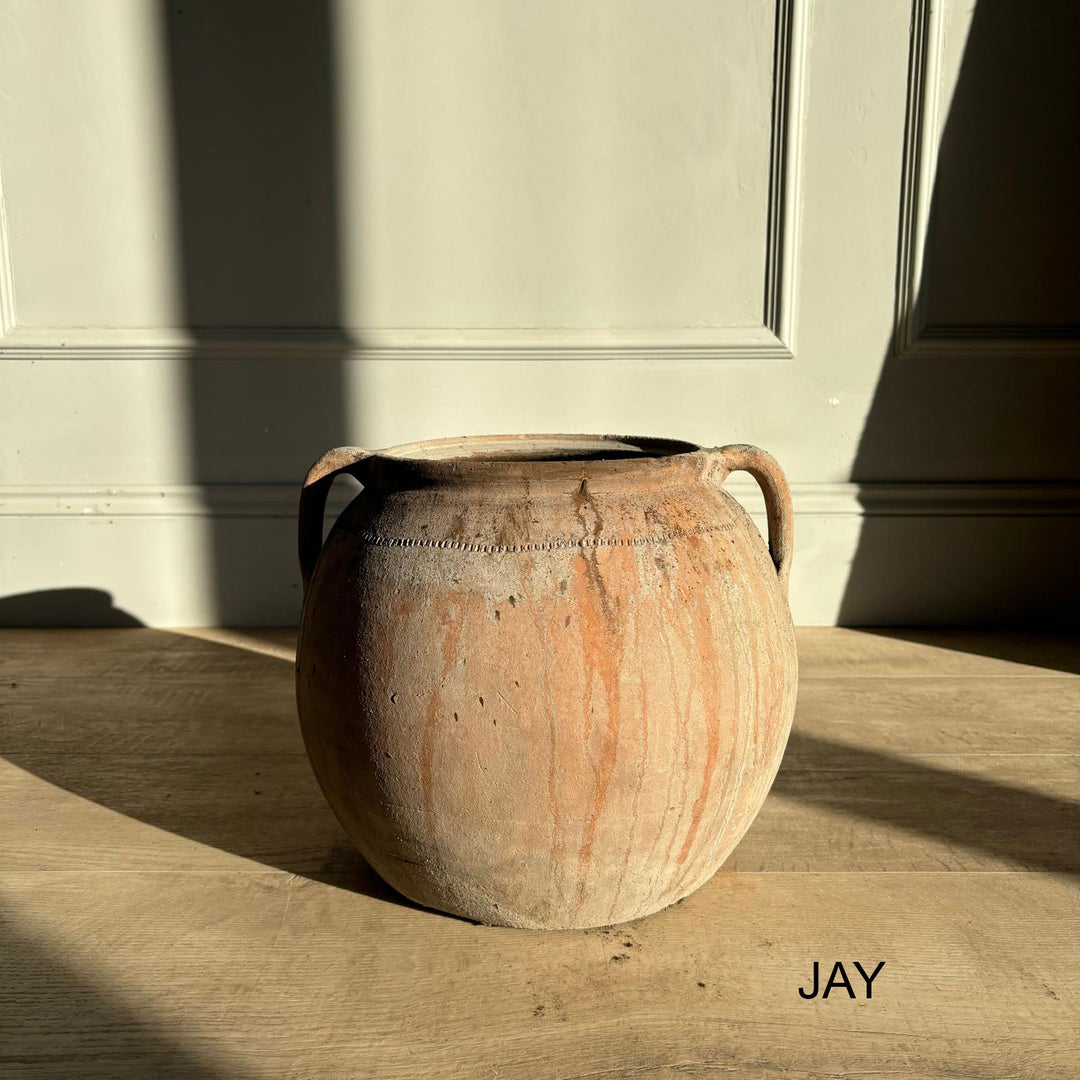 Antique Terracotta Urns with handles