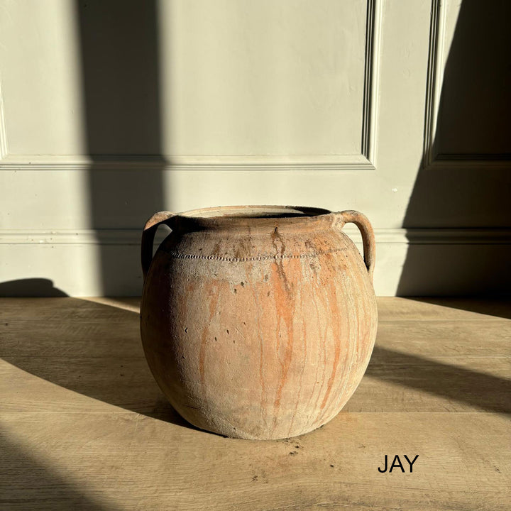 Antique Terracotta Urns with handles