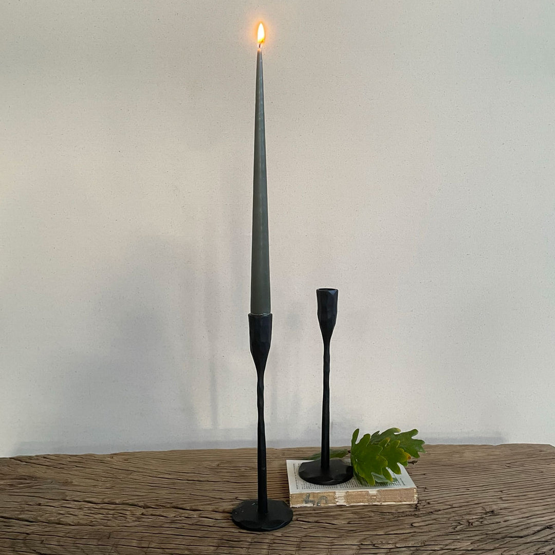 Matt Black metal Candlestick M