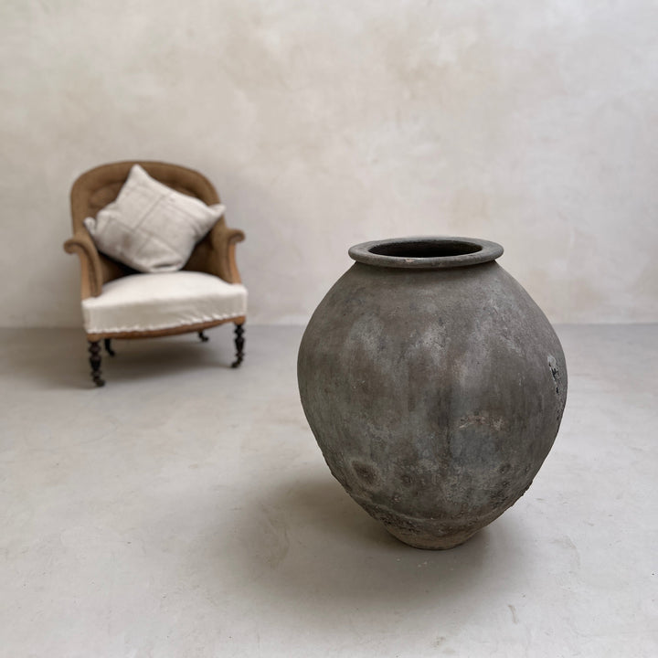 Large Antique Rustic Clay Urn | Siberut d