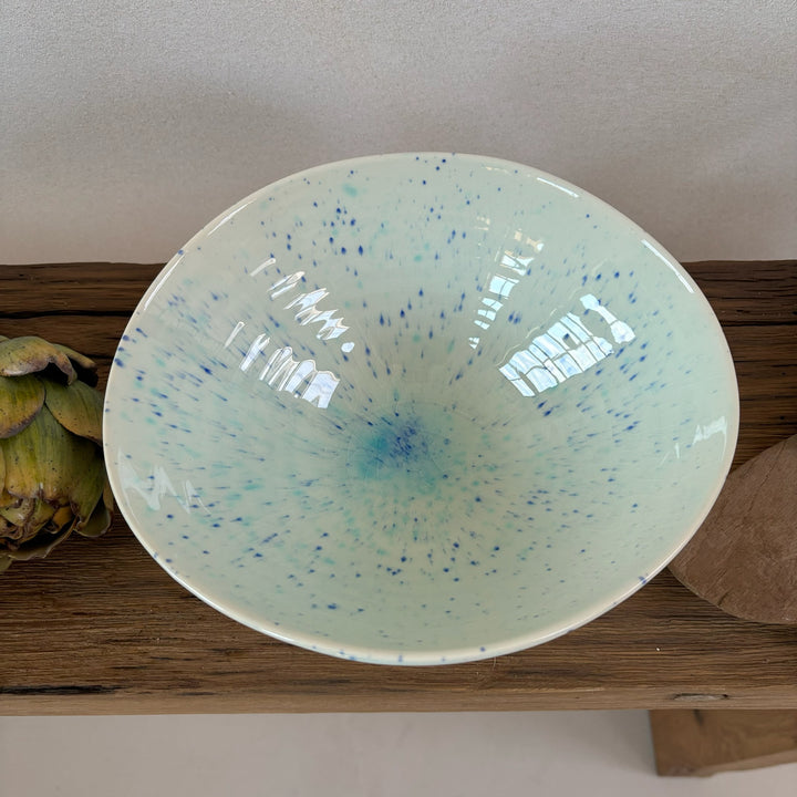 Large Serving Bowl Speckle Glaze | Brindle
