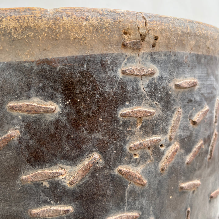 Large antique Shanxi preserve pot planter