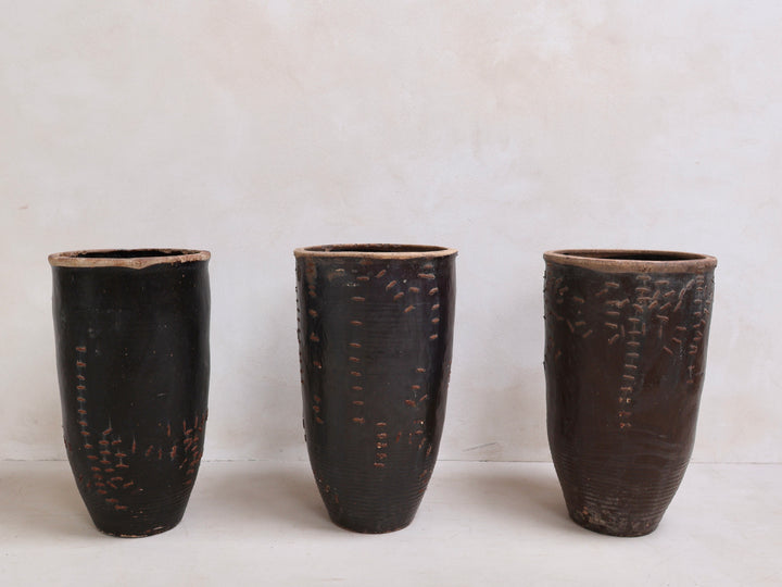 Large antique Shanxi preserve pot planter
