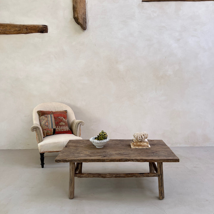 Large antique rustic coffee table | Arlington 3
