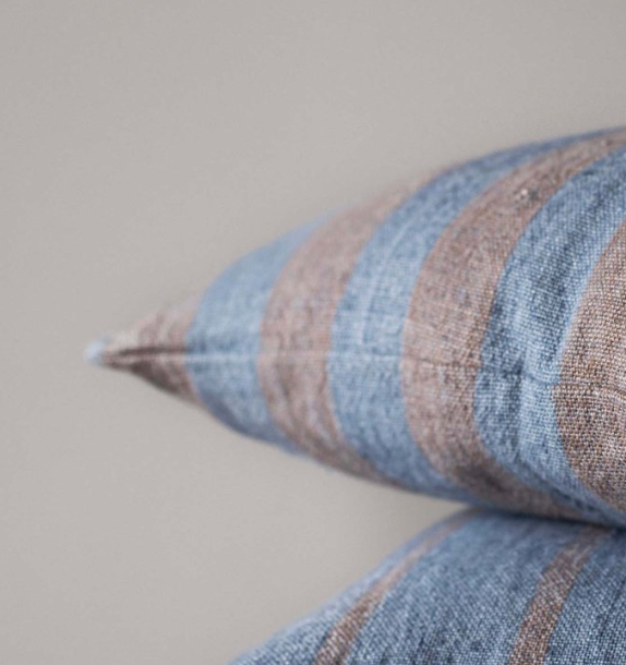 Linen cushion wide stripe | 50x50 Pascale