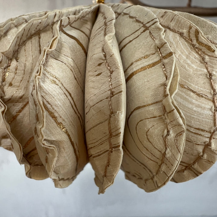 Marbled Paper Decoration | Antique White