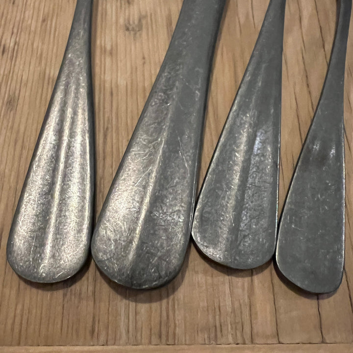 Matte Dark Silver Cutlery Set