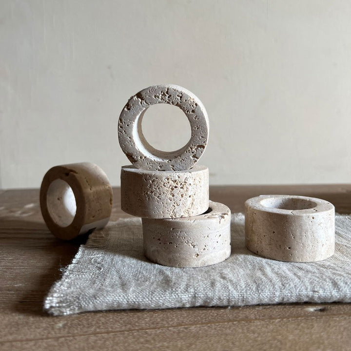 Natural Marble Napkin Ring