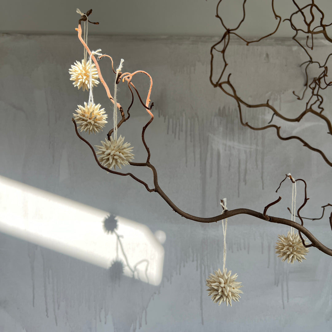 Paper Snowball Mini Baubles | Set of Six