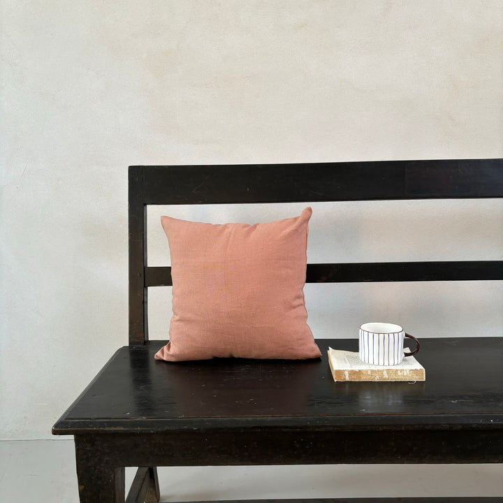 Plain Washed Linen Cushion 40cm x 40cm