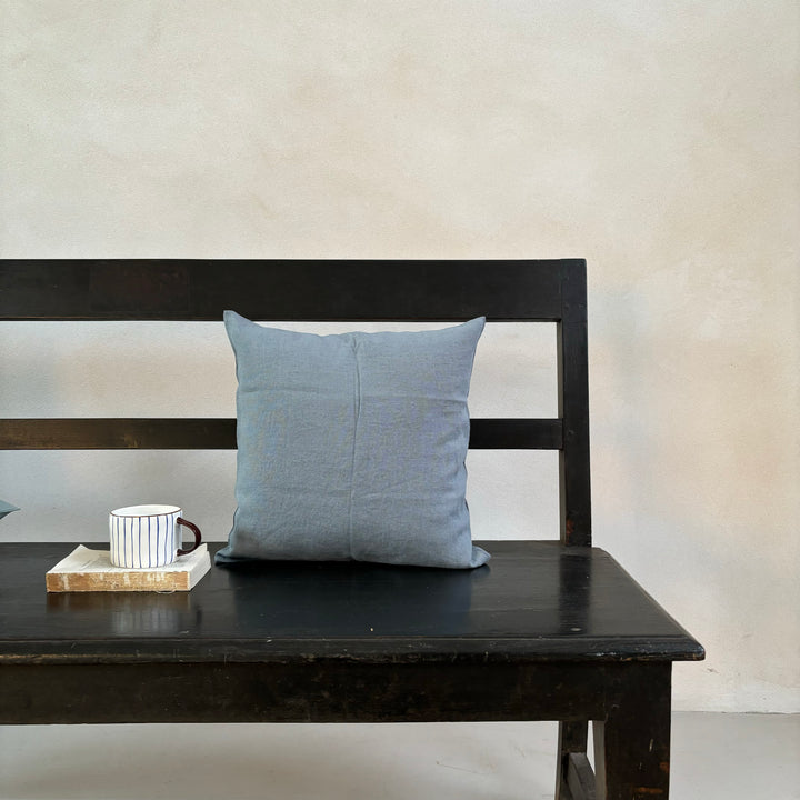 Plain Washed Linen Cushion 40cm x 40cm