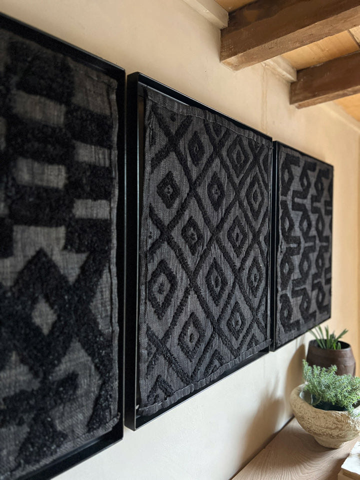 Traditional African Raffia Artwork