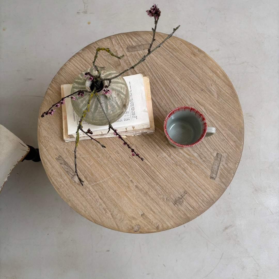 Reclaimed Side Table Assendon - Square Leg 1