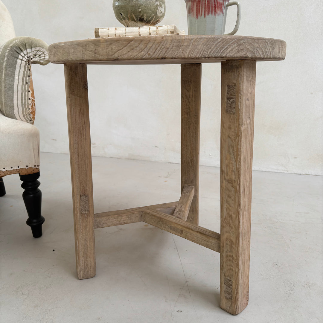 Reclaimed Side Table Assendon - Square Leg 2