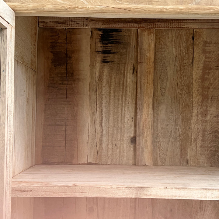 Reclaimed Wooden Glazed Cabinet | Sedilia