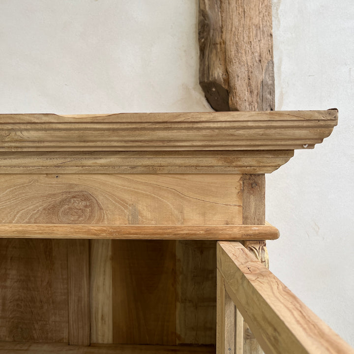 Reclaimed Wooden Glazed Cabinet | Sedilia