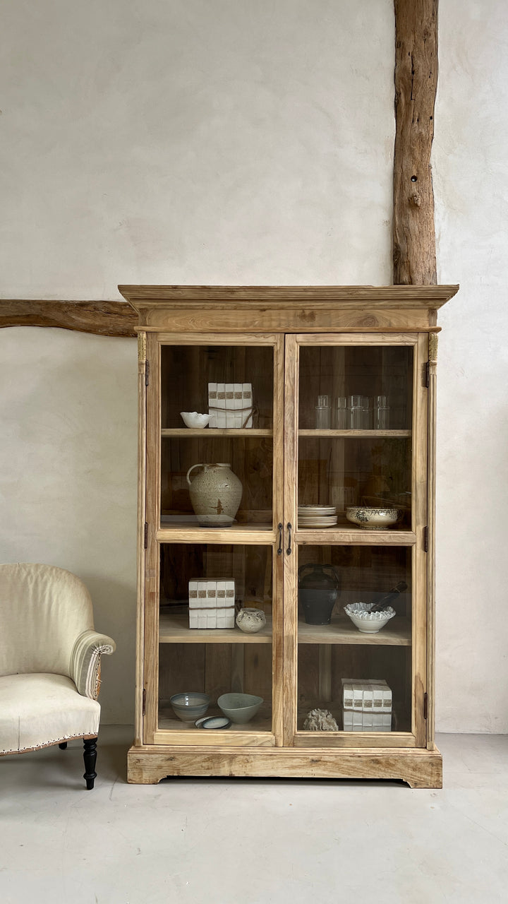 Reclaimed Wooden Glazed Cabinet | Sedilia
