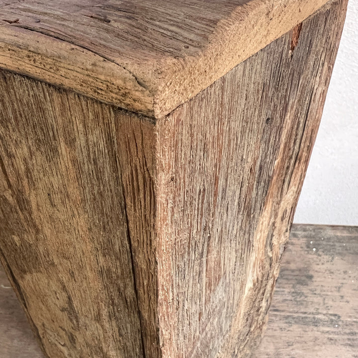 Rustic Wooden Lamp Base