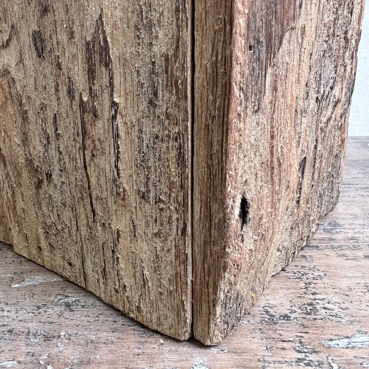 Rustic Wooden Lamp Base