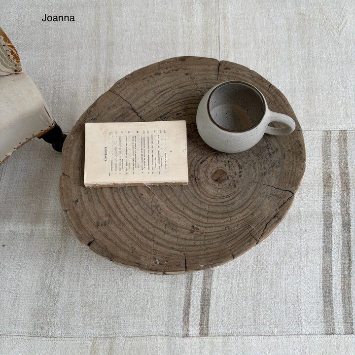 Salvaged Wood Tree Stump Side Tables