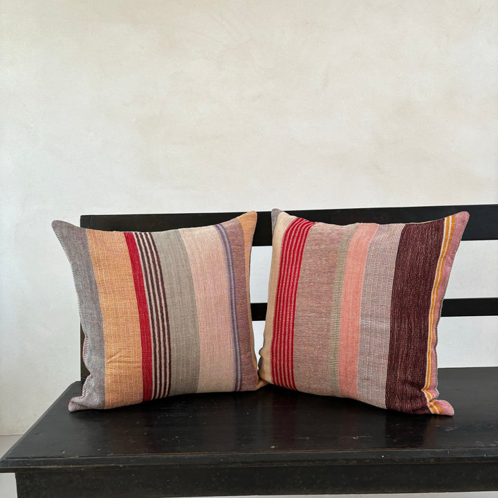 Silk and Wool Cushion 50 x 50cm | Autumn