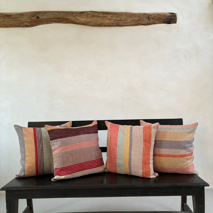 Silk and Wool Cushion 50 x 50cm | Autumn